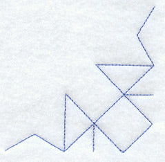 Crown of Thorns Quilting Quarter Square (Double Run)