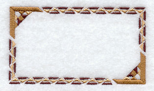 Crown of Thorns Quilt Label - Lg