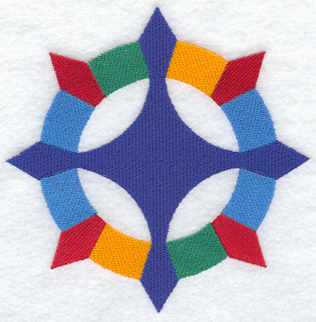 Caesar's Crown Quilt Block - Lg