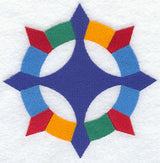 Caesar's Crown Quilt Block - Lg