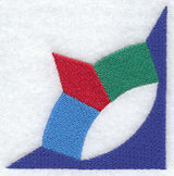 Caesar's Crown Quilt Block - Quarter Lg