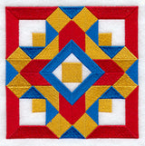Church Windows Quilt Block - Lg