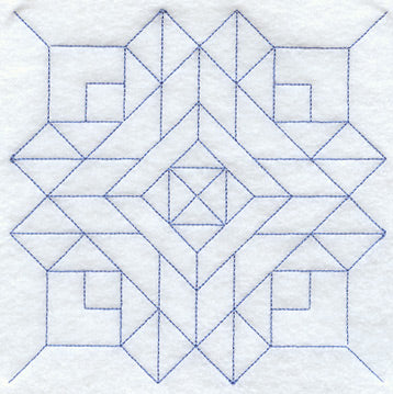 Church Windows Quilting Square (Double Run)