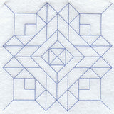 Church Windows Quilting Square (Double Run)