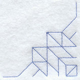 Church Windows Quilting Quarter Square (Double Run)