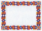 Church Windows Quilt Label - Lg