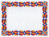 Church Windows Quilt Label - Lg