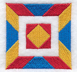 Church Windows Quilt Corner - Lg