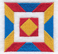 Church Windows Quilt Corner - Lg
