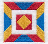 Church Windows Quilt Corner - Lg