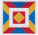 Church Windows Quilt Corner - Lg