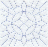 Caesar's Crown Quilting Square (Double Run)