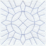 Caesar's Crown Quilting Square (Double Run)