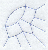 Caesar's Crown Quilting Quarter Square (Double Run)