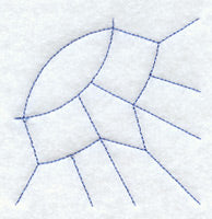 Caesar's Crown Quilting Quarter Square (Double Run)