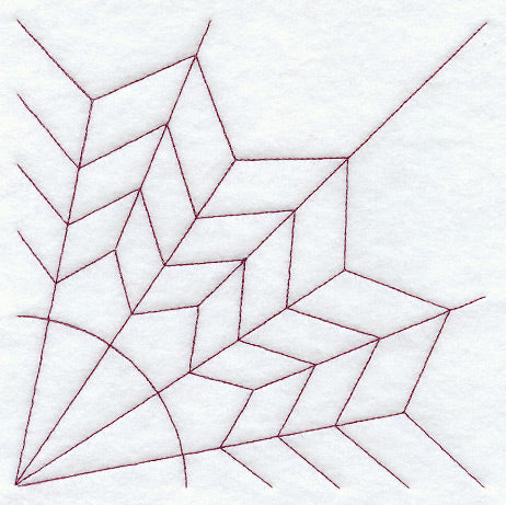 Sunset Glow Quilting Square (Double Run)