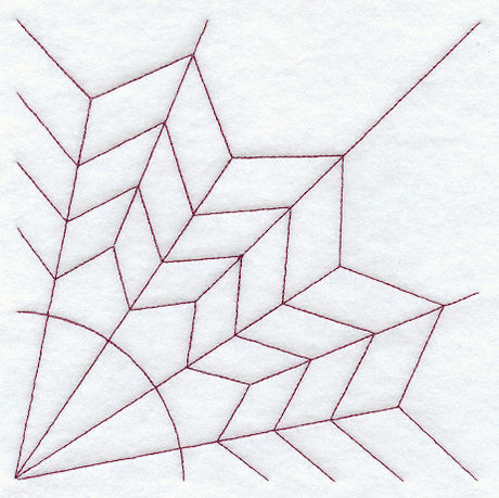 Sunset Glow Quilting Square (Double Run)