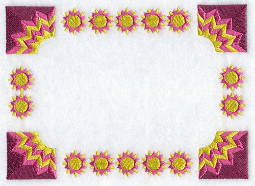 Sunset Glow Quilt Label - Lg