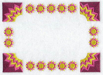 Sunset Glow Quilt Label - Lg