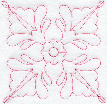 Indiana Rose Quilting Square (Double Run)