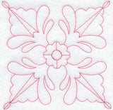 Indiana Rose Quilting Square (Double Run)