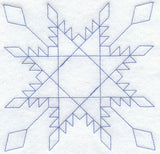 Feathered Star Quilting Square (Double Run)