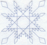 Feathered Star Quilting Square (Double Run)