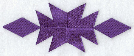 Feathered Star Quilt Border - Lg
