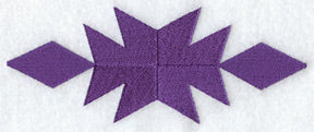 Feathered Star Quilt Border - Lg