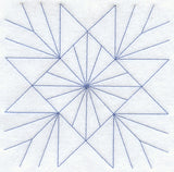 Evening Star Quilting Square (Double Run)