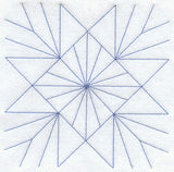 Evening Star Quilting Square (Double Run)