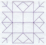 Arkansas Crossroads Quilting Square (Double Run)