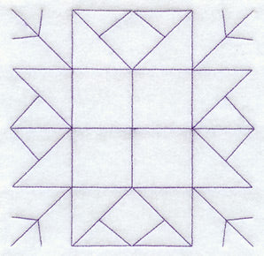 Arkansas Crossroads Quilting Square (Double Run)