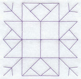 Arkansas Crossroads Quilting Square (Double Run)