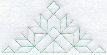 Friendship Star Quilting Half Square (Double Run)