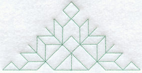 Friendship Star Quilting Half Square (Double Run)