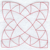 Double Poppy Quilting Square (Double Run)