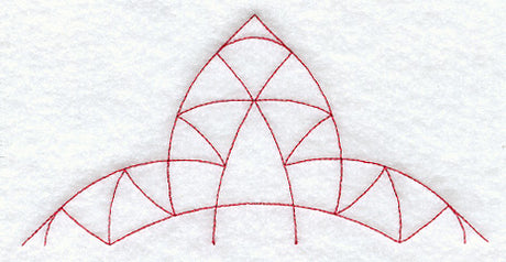 Double Poppy Quilting Half Square (Double Run)