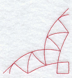 Double Poppy Quilting Quarter Square (Double Run)