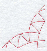 Double Poppy Quilting Quarter Square (Double Run)