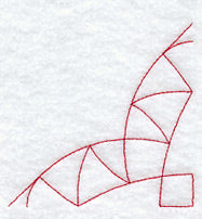 Double Poppy Quilting Quarter Square (Double Run)