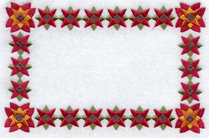 Double Poppy Quilt Label - Lg