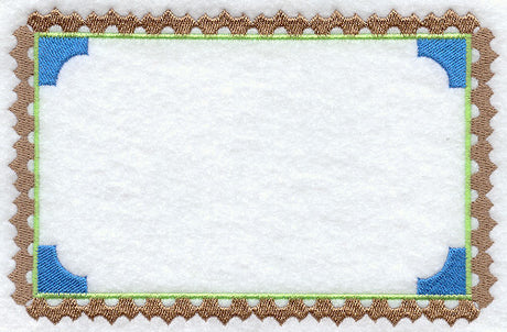 Drunkard's Path Quilt Label - Lg