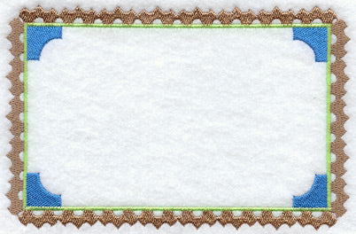 Drunkard's Path Quilt Label - Lg