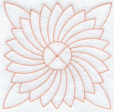 Sunflower 1 Quilting Square (Double Run)