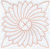 Sunflower 1 Quilting Square (Double Run)