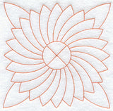 Sunflower 1 Quilting Square (Double Run)