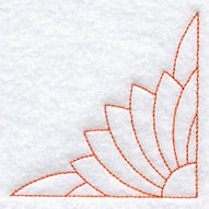 Sunflower 1 Quilting Quarter Square (Double Run)