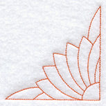 Sunflower 1 Quilting Quarter Square (Double Run)
