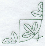 Flower Reel Quilting Quarter Square (Double Run)